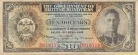 p23 from British Honduras: 10 Dollars from 1939